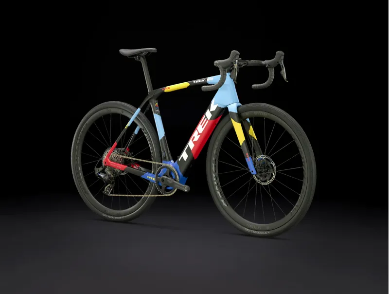 Trek Domane+ SLR 7 AXS Electric Carbon Road Bike 2025 in Trek Black-1